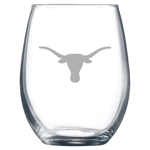 University of Texas at Austin Polar Camel 9 oz. Stemless Wine Glass
