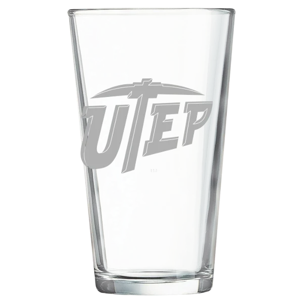 University of Texas at El Paso Polar Camel 16 oz. Pint Mixing Glass