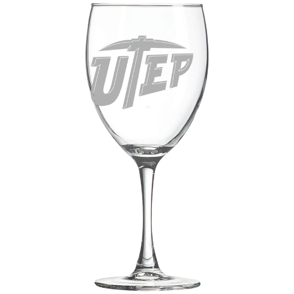 University of Texas at El Paso Polar Camel 10 1/2 oz. Wine Glass