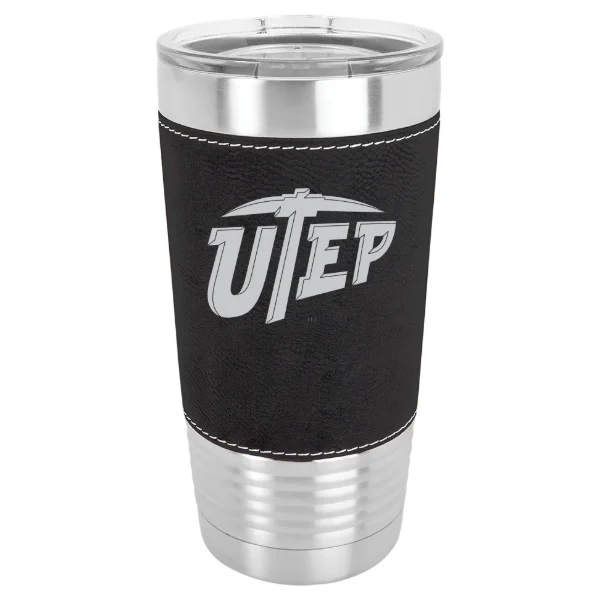University of Texas at El Paso Polar Camel 20 oz. Leatherette Grip Tumbler with Standard Lid