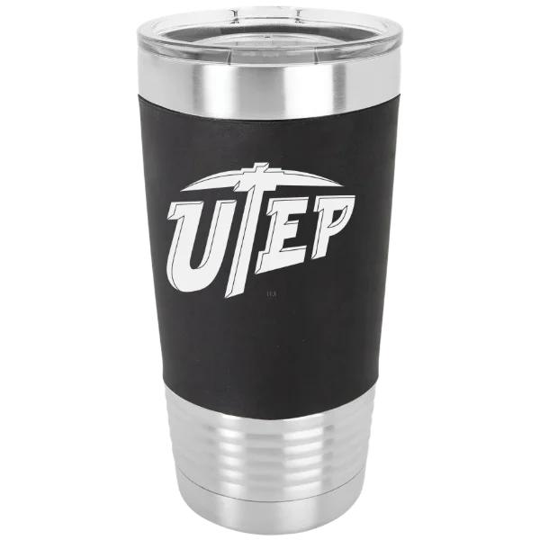 University of Texas at El Paso Polar Camel 20 oz. Silicone Grip Tumbler with Standard Lid