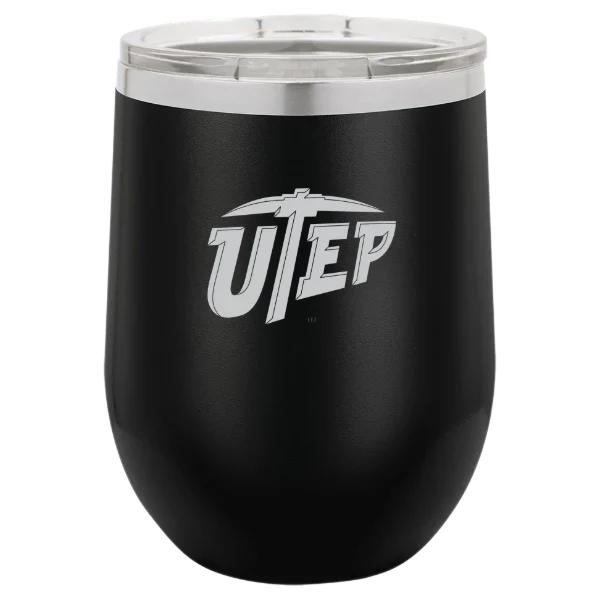 University of Texas at El Paso Polar Camel 12 oz. Stemless Wine Tumbler