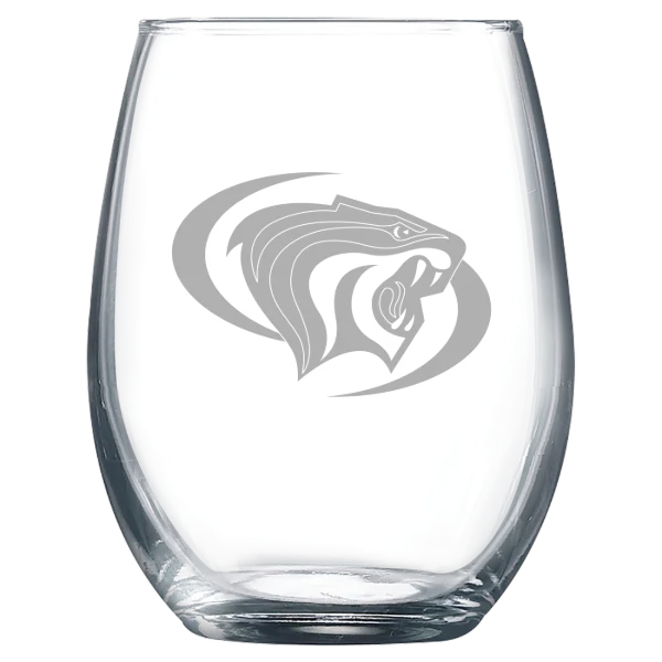 University of the Pacific Polar Camel 9 oz. Stemless Wine Glass