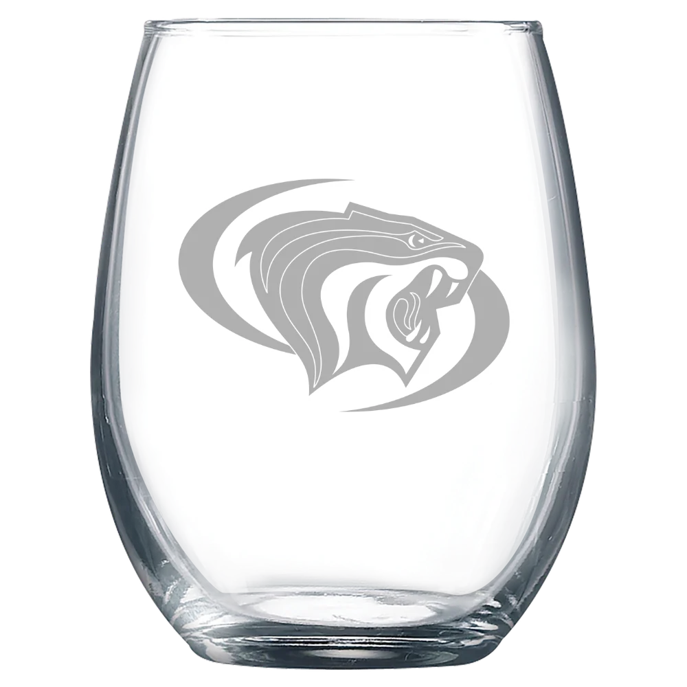 University of the Pacific Polar Camel 9 oz. Stemless Wine Glass