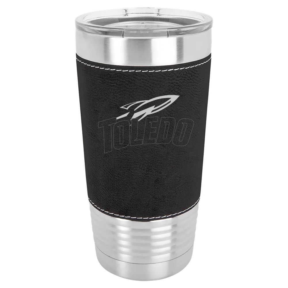University of Toledo Polar Camel 20 oz. Leatherette Grip Tumbler with Standard Lid