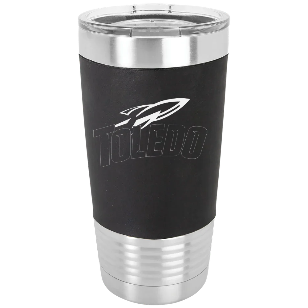 University of Toledo Polar Camel 20 oz. Silicone Grip Tumbler with Standard Lid