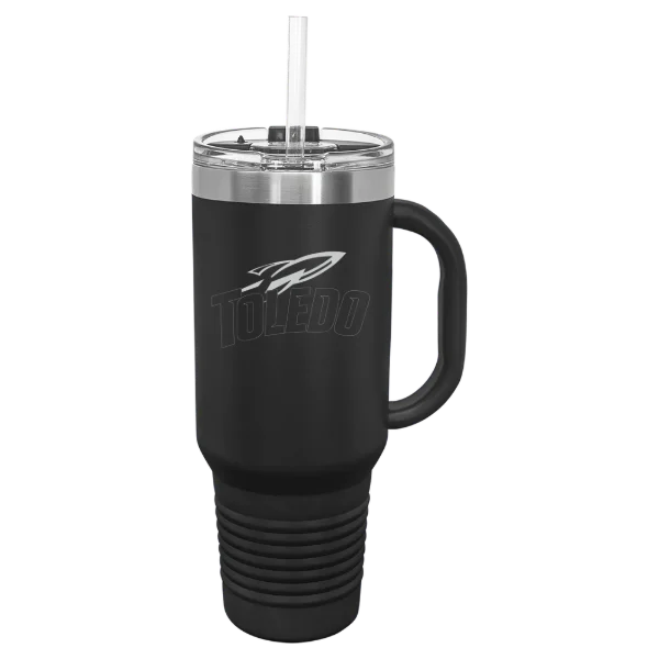 University of Toledo Polar Camel 40 oz. Travel Mug with Snap Lid & Straw