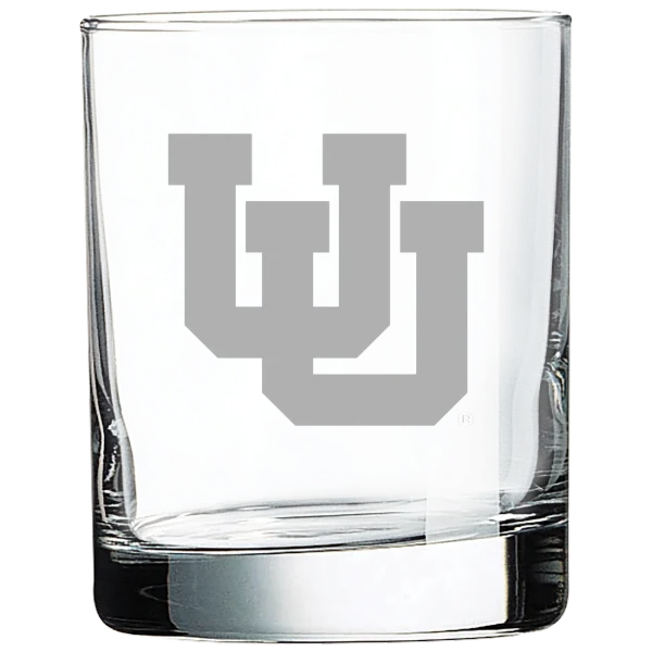 University of Utah Polar Camel 10 1/2 oz. On The Rocks Glass