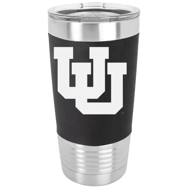 University of Utah Polar Camel 20 oz. Silicone Grip Tumbler with Standard Lid