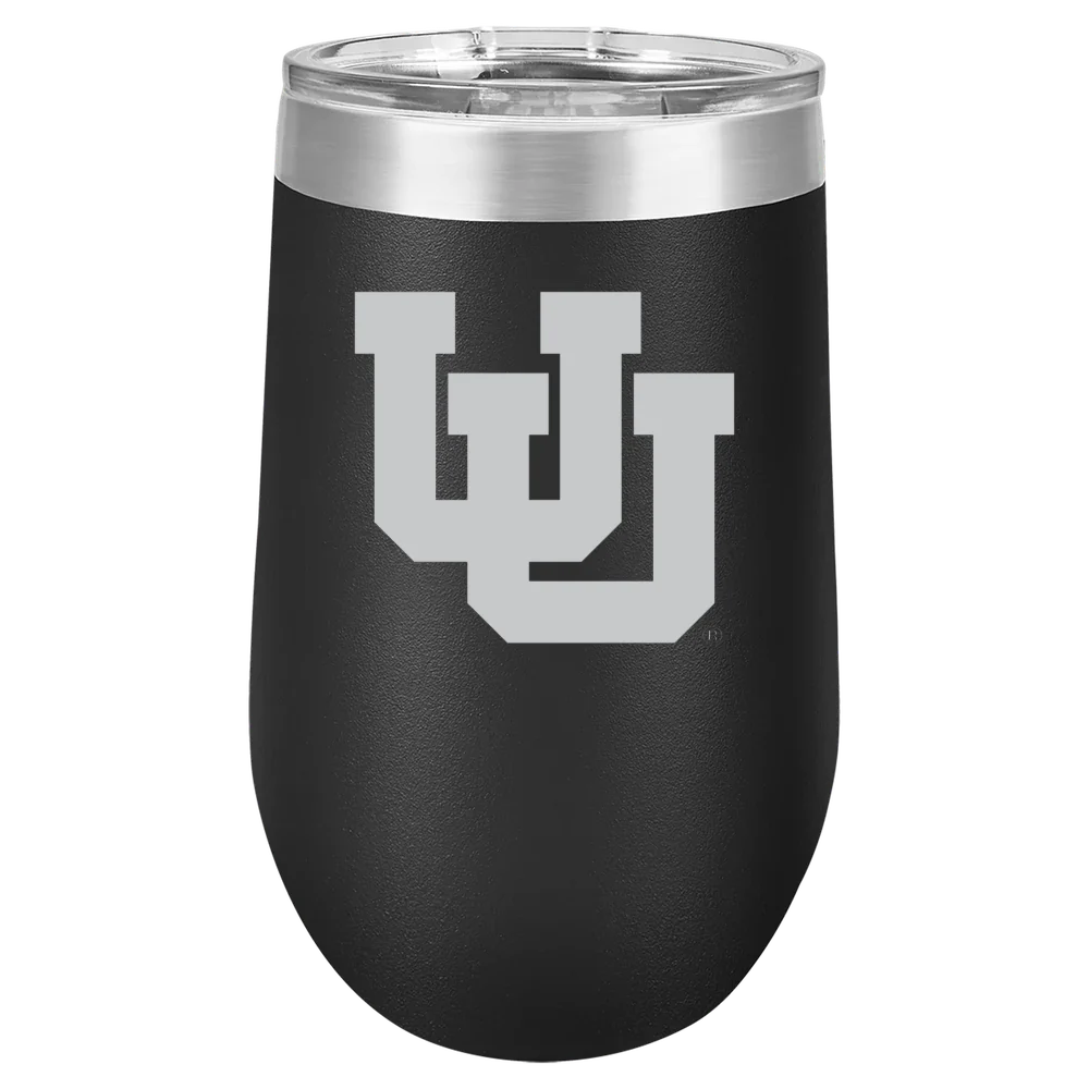 University of Utah Polar Camel 16 oz. Stemless Wine Tumbler
