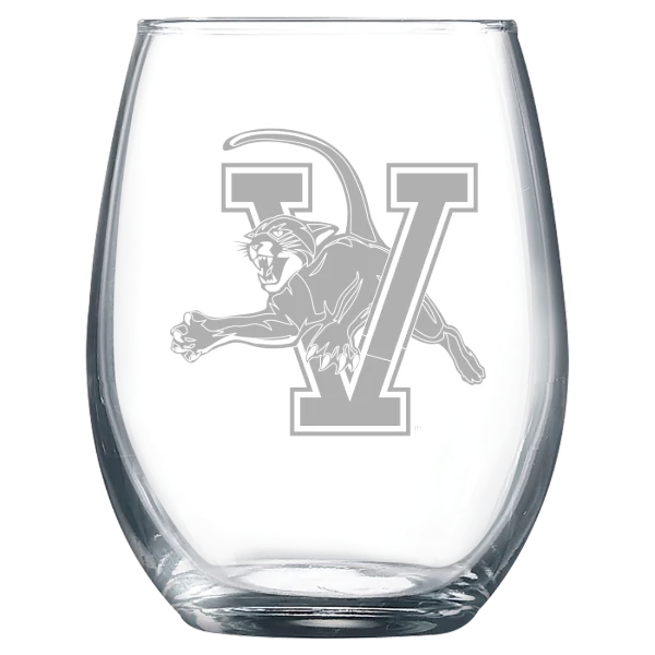 University of Vermont Polar Camel 9 oz. Stemless Wine Glass