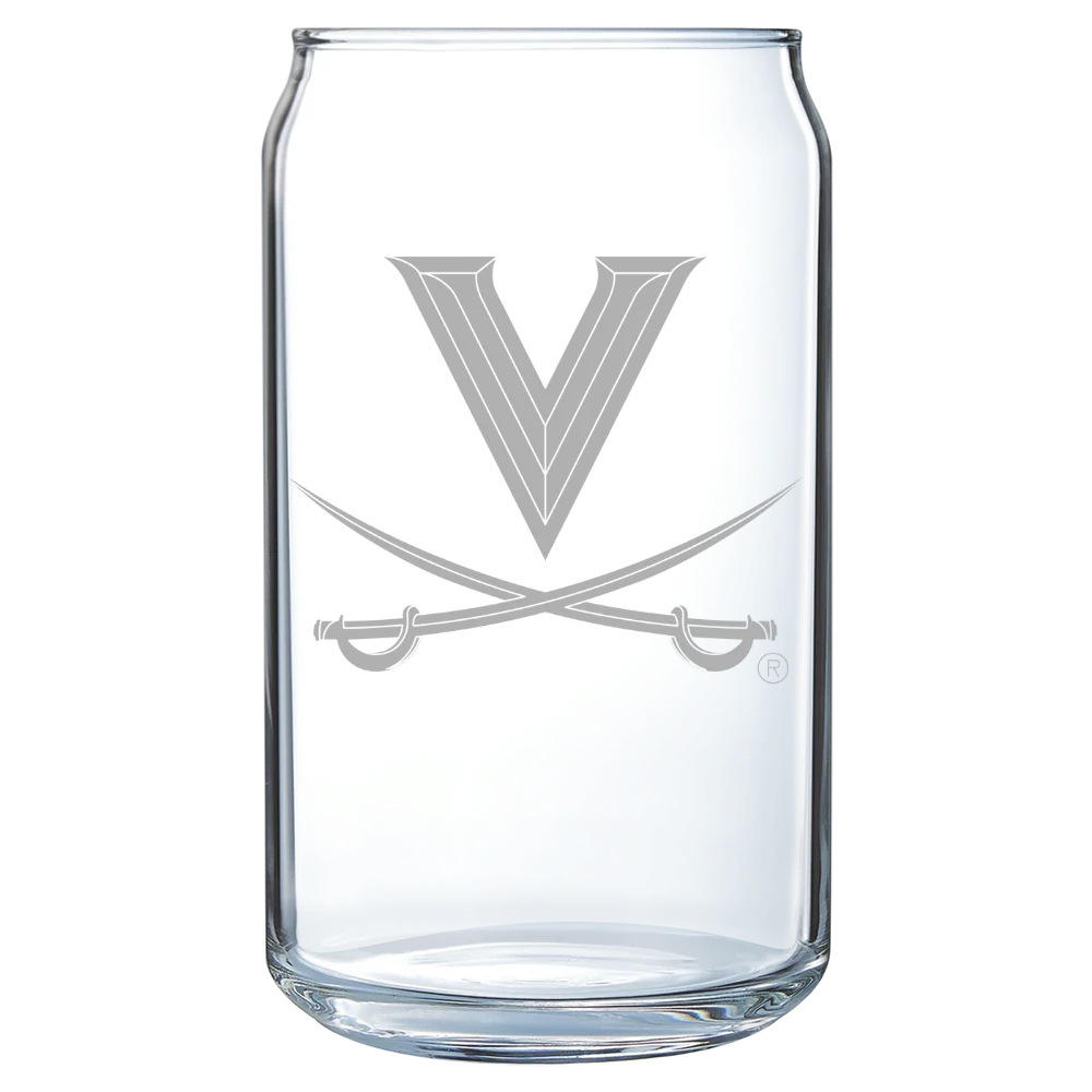 University of Virginia Polar Camel 16 oz. Can Glass