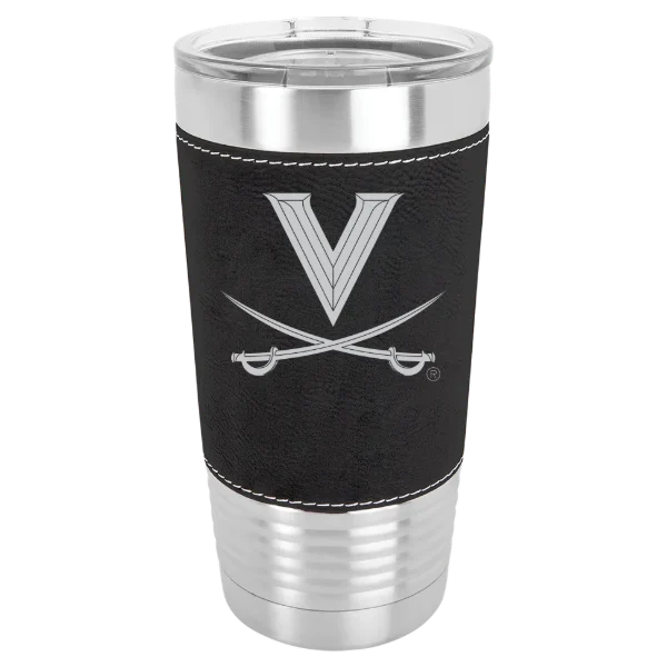 University of Virginia Polar Camel 20 oz. Leatherette Grip Tumbler with Standard Lid