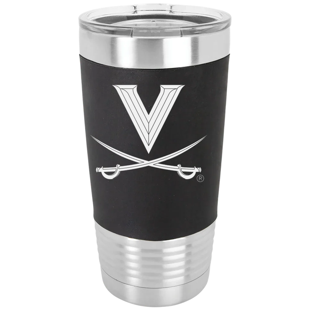 University of Virginia Polar Camel 20 oz. Silicone Grip Tumbler with Standard Lid