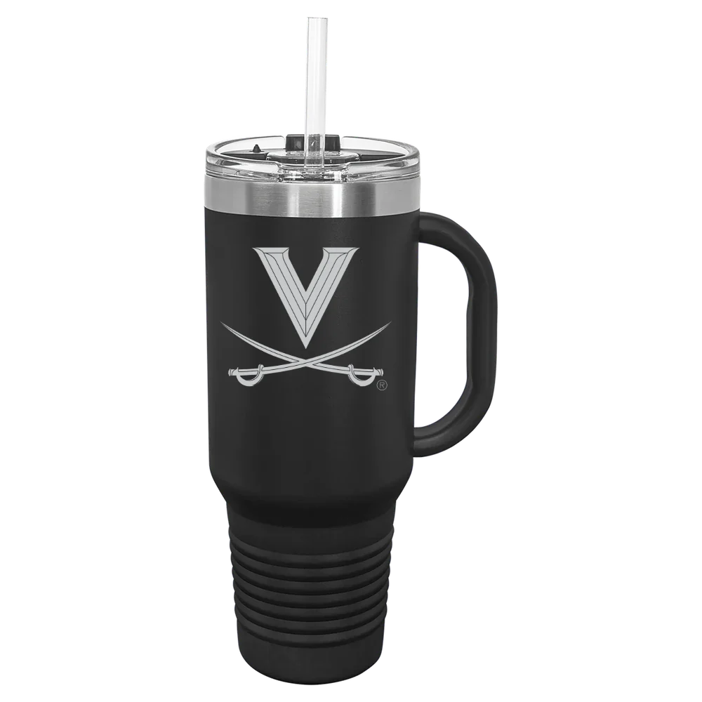 University of Virginia Polar Camel 40 oz. Travel Mug with Snap Lid & Straw