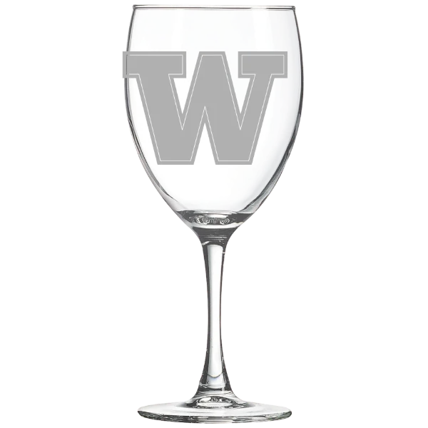 University of Washington Polar Camel 10 1/2 oz. Wine Glass