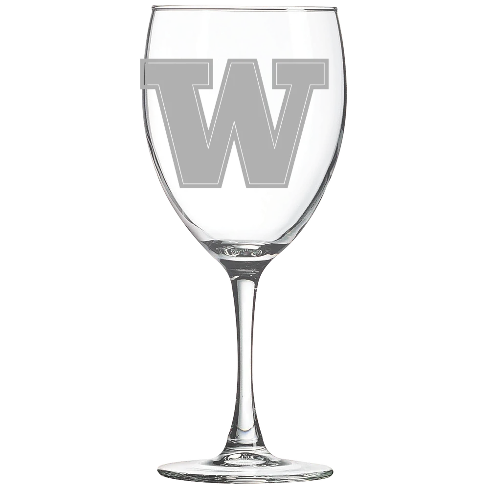 University of Washington Polar Camel 10 1/2 oz. Wine Glass