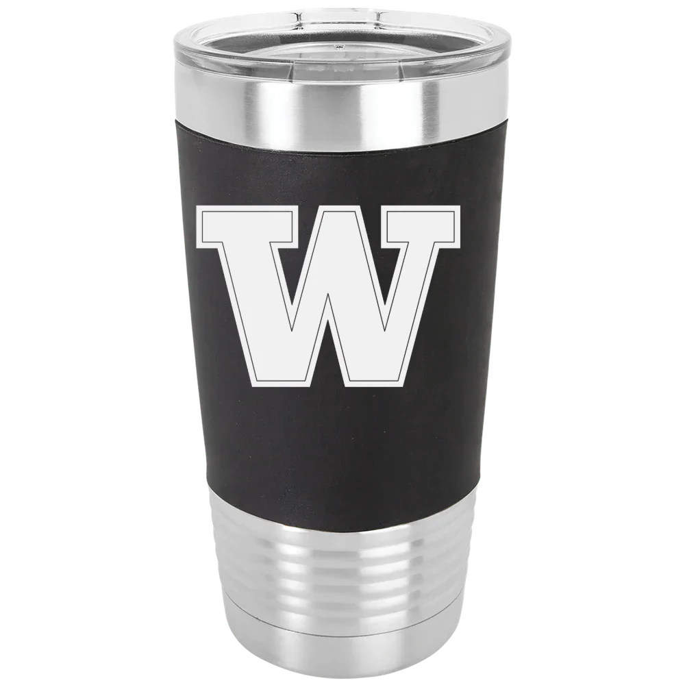University of Washington Polar Camel 20 oz. Silicone Grip Tumbler with Standard Lid