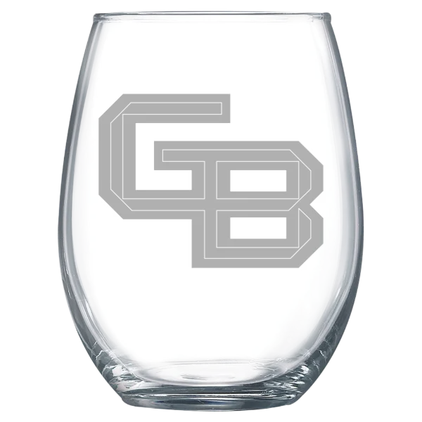 University of Wisconsin-Green Bay Polar Camel 15 oz. Stemless Wine Glass