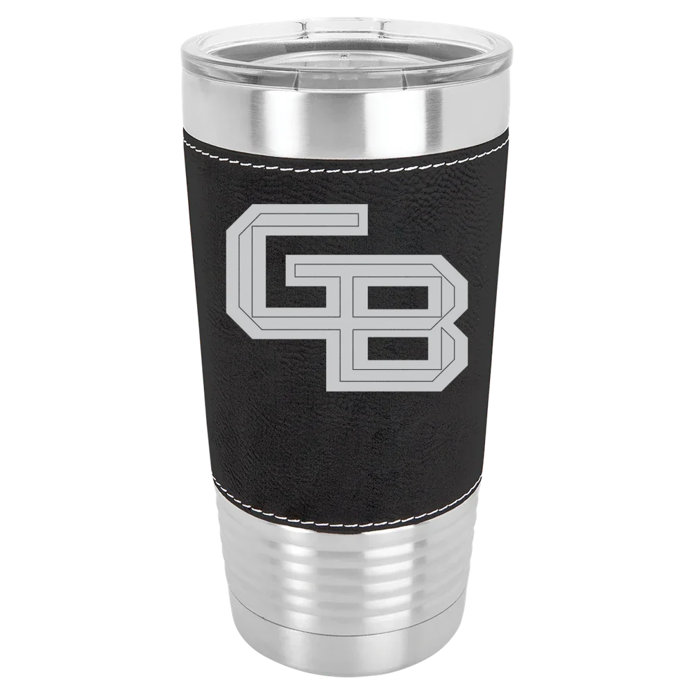University of Wisconsin-Green Bay Polar Camel 20 oz. Leatherette Grip Tumbler with Standard Lid
