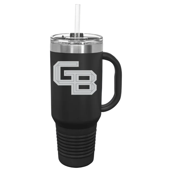 University of Wisconsin-Green Bay Polar Camel 40 oz. Travel Mug with Snap Lid & Straw