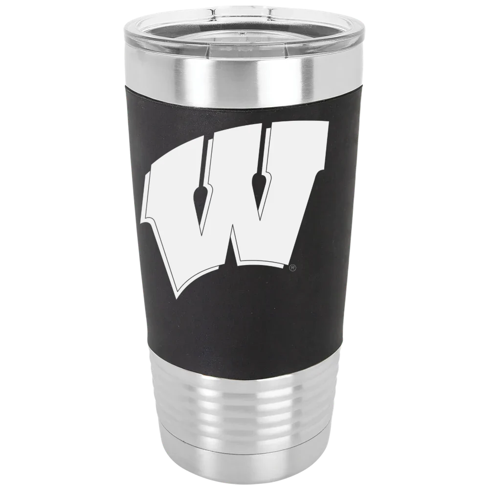 University of Wisconsin-Madison Polar Camel 20 oz. Silicone Grip Tumbler with Standard Lid