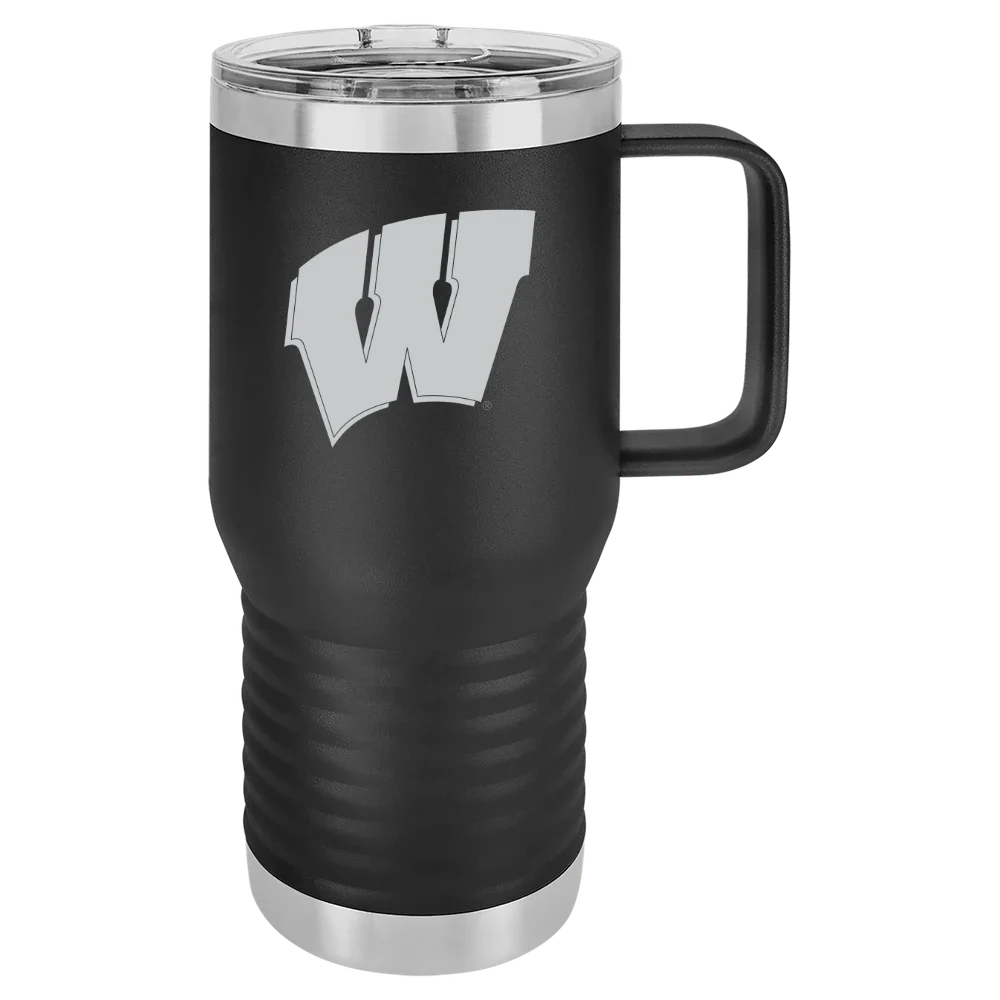 University of Wisconsin-Madison Polar Camel 20 oz. Travel Mug with Slider Lid