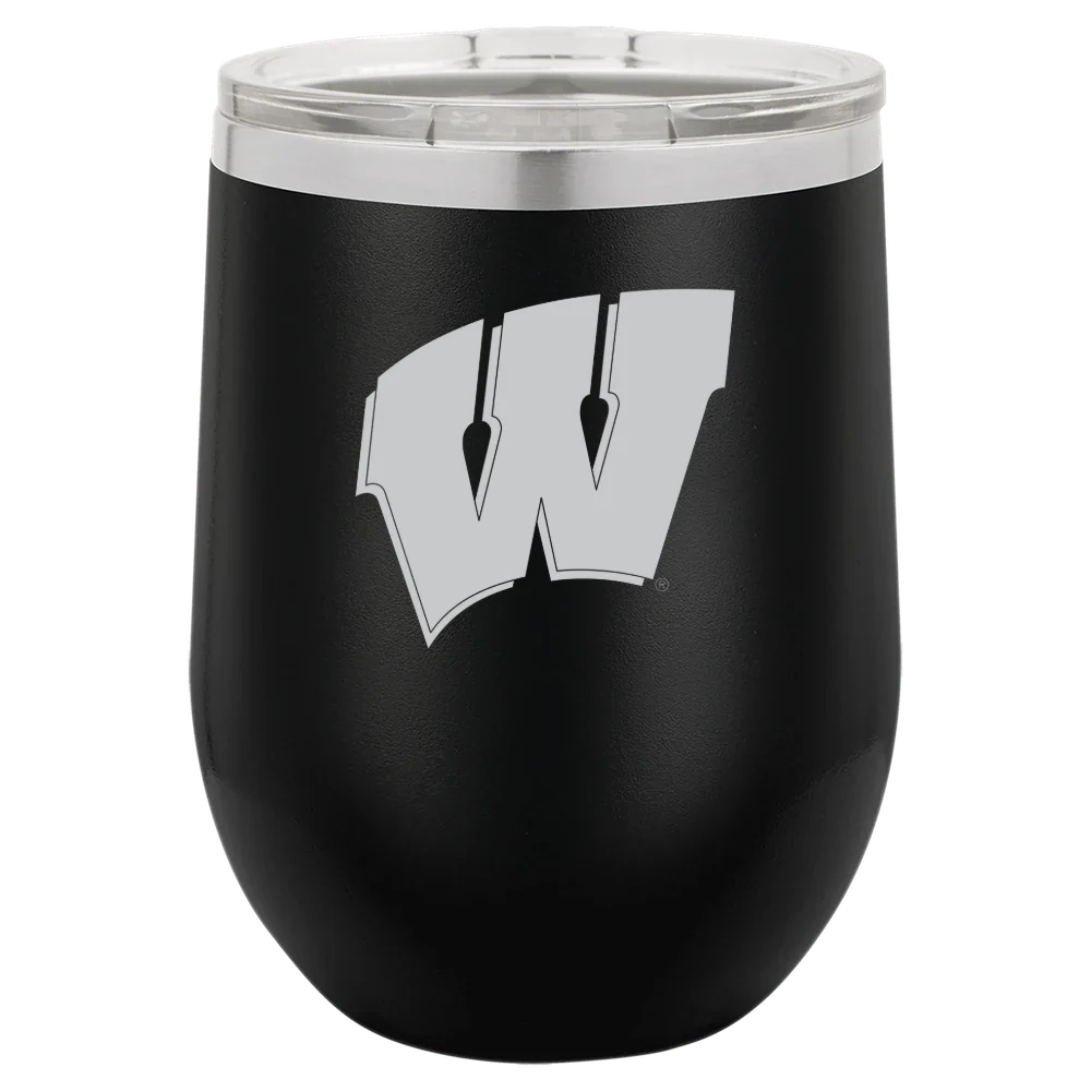 University of Wisconsin-Madison Polar Camel 12 oz. Stemless Wine Tumbler