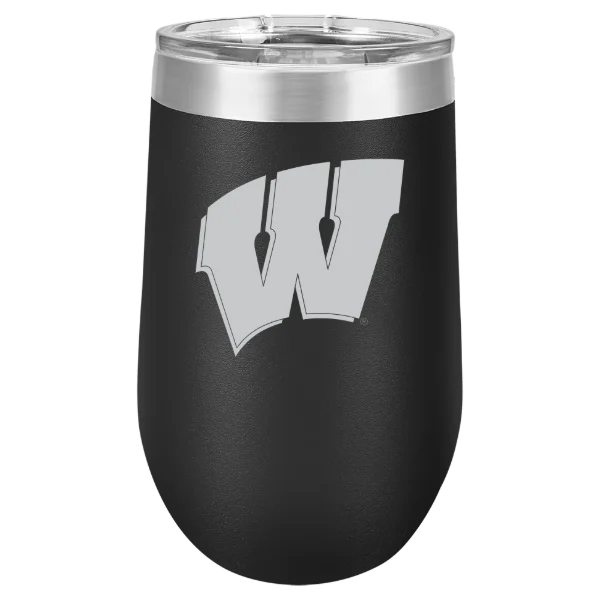 University of Wisconsin-Madison Polar Camel 16 oz. Stemless Wine Tumbler