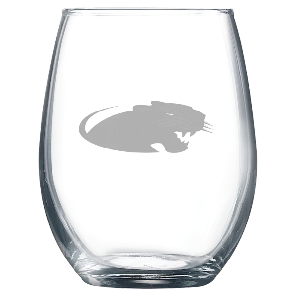University of Wisconsin-Milwaukee Polar Camel 9 oz. Stemless Wine Glass