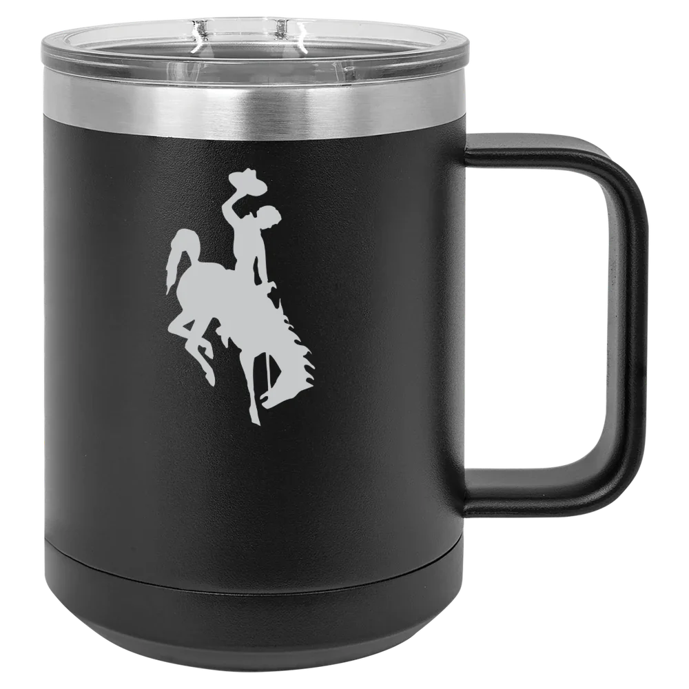 University of Wyoming Polar Camel 15 oz. Mug with Slider Lid