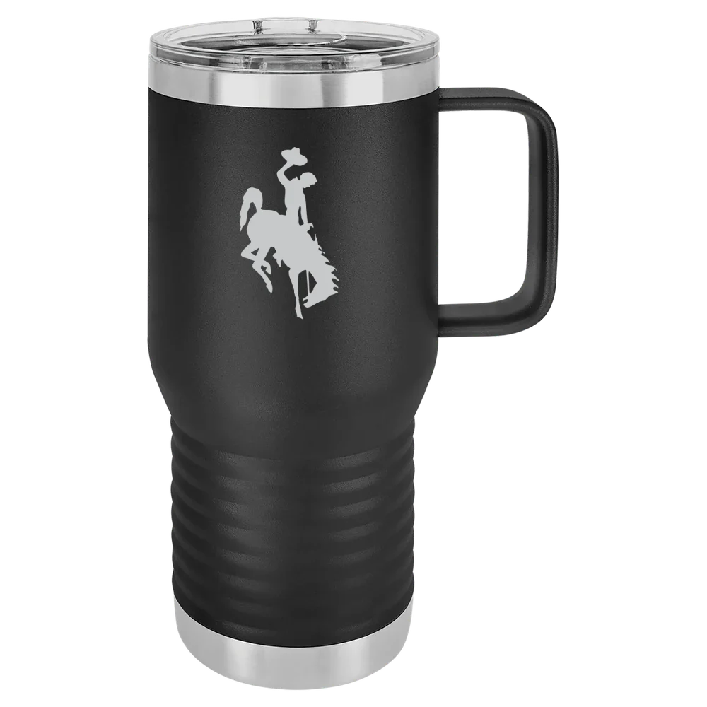 University of Wyoming Polar Camel 20 oz. Travel Mug with Slider Lid