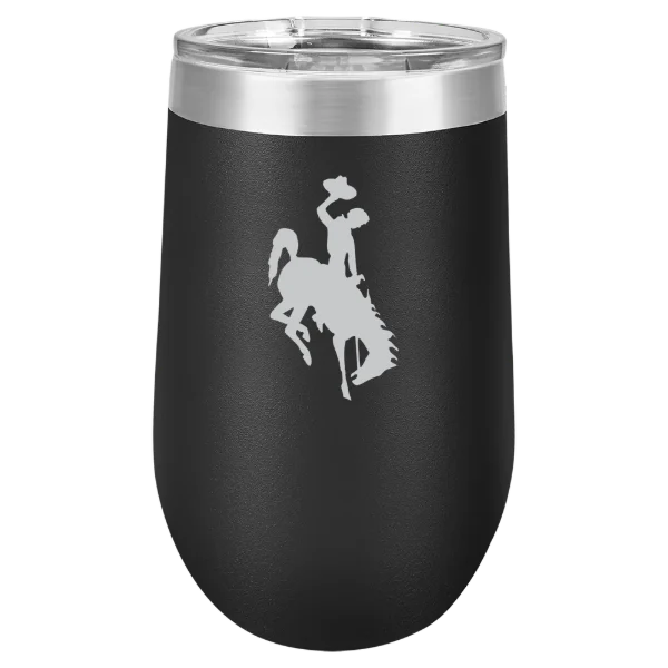 University of Wyoming Polar Camel 16 oz. Stemless Wine Tumbler