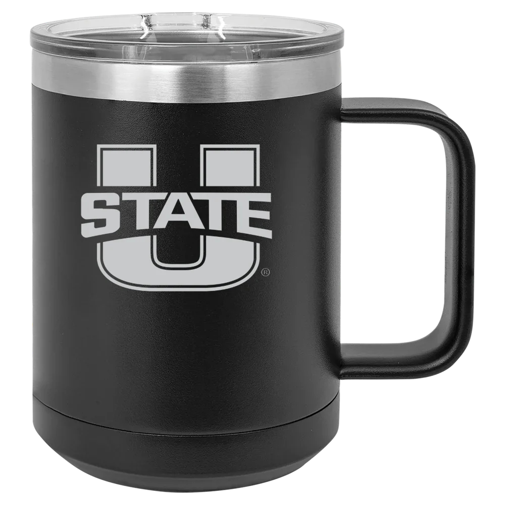 Utah State University Polar Camel 15 oz. Mug with Slider Lid