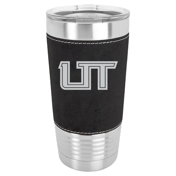 Utah Tech University Polar Camel 20 oz. Leatherette Grip Tumbler with Standard Lid