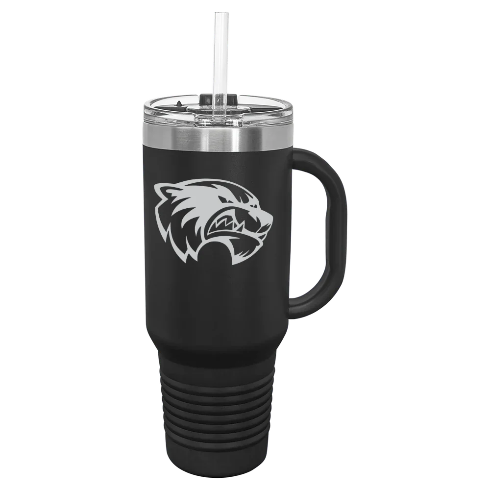 Utah Valley University Polar Camel 40 oz. Travel Mug with Snap Lid & Straw