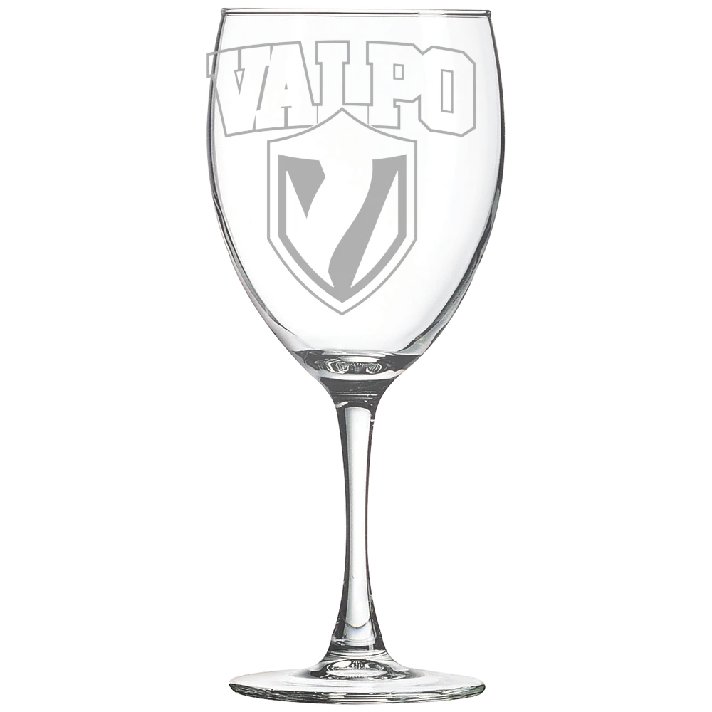 Valparaiso University Polar Camel 10 1/2 oz. Wine Glass