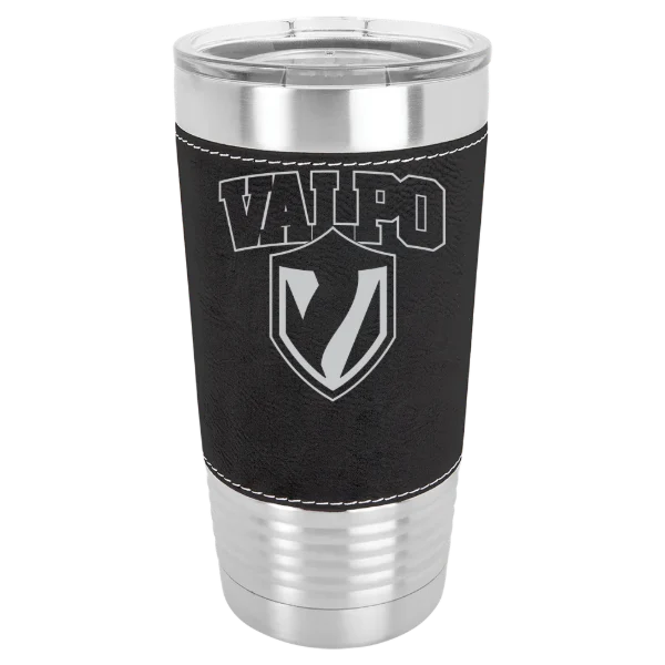 Valparaiso University Polar Camel 20 oz. Leatherette Grip Tumbler with Standard Lid