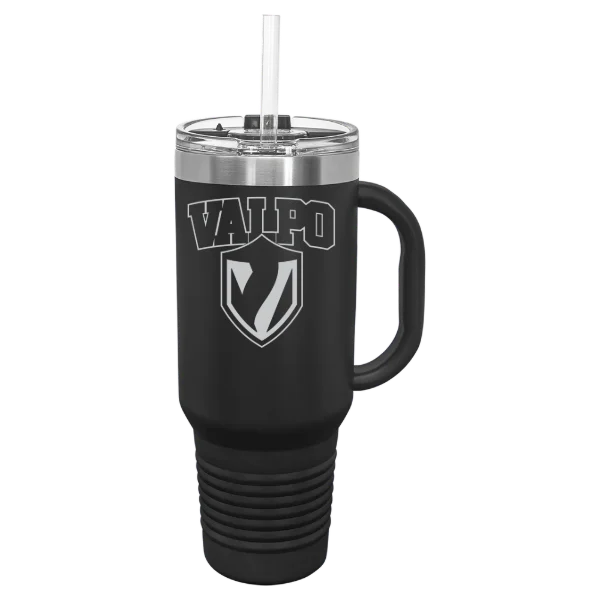 Valparaiso University Polar Camel 40 oz. Travel Mug with Snap Lid & Straw