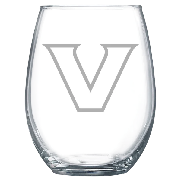 Vanderbilt University Polar Camel 15 oz. Stemless Wine Glass