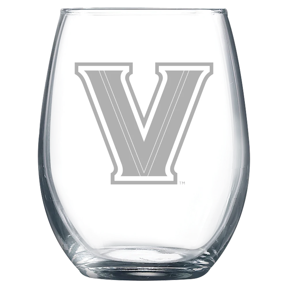 Villanova University Polar Camel 9 oz. Stemless Wine Glass