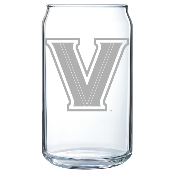 Villanova University Polar Camel 16 oz. Can Glass