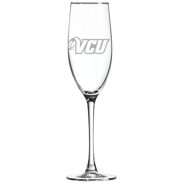 Virginia Commonwealth University Polar Camel 8 oz. Champagne Flute