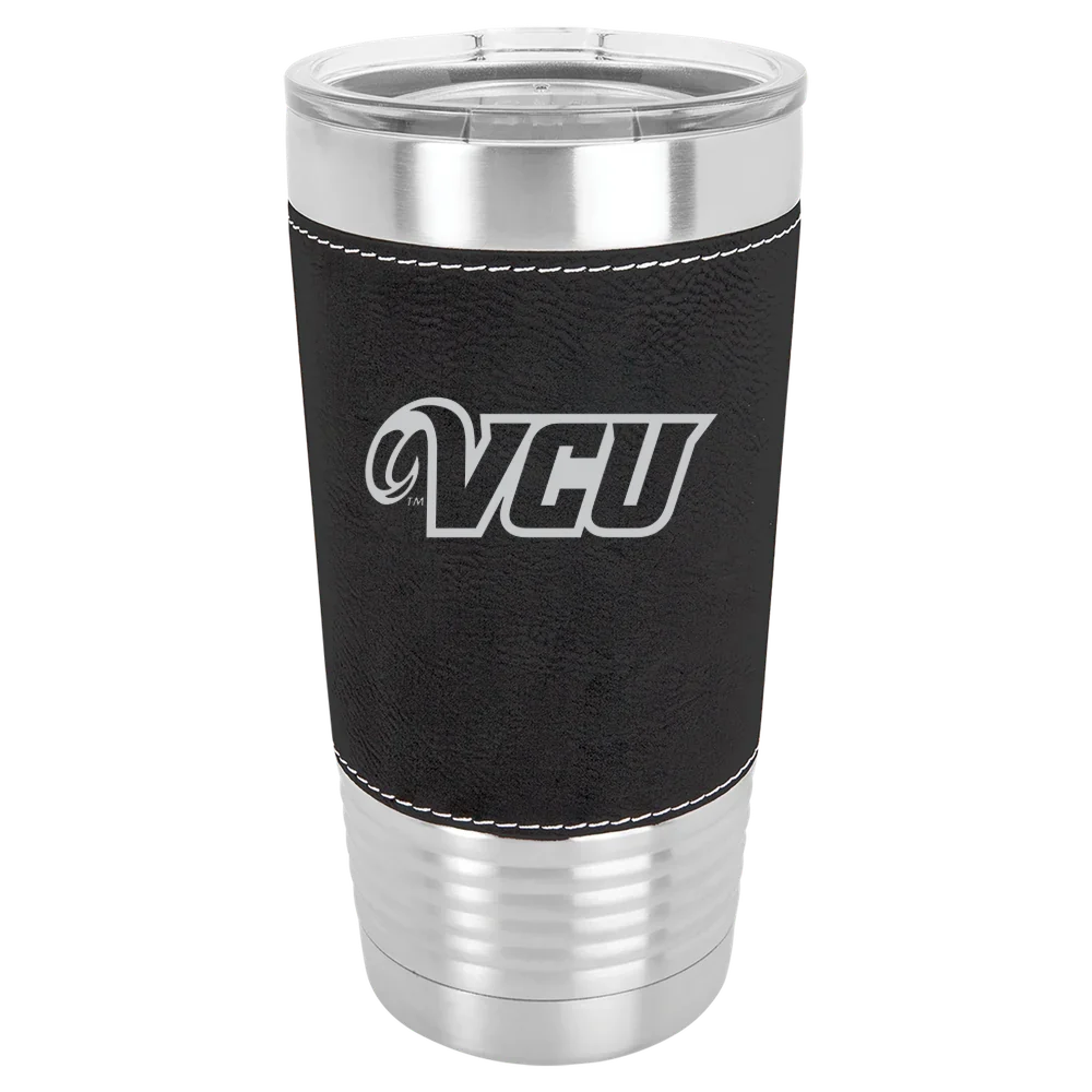 Virginia Commonwealth University Polar Camel 20 oz. Leatherette Grip Tumbler with Standard Lid