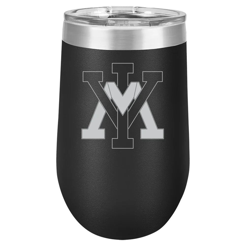 Virginia Military Institute Polar Camel 16 oz. Stemless Wine Tumbler