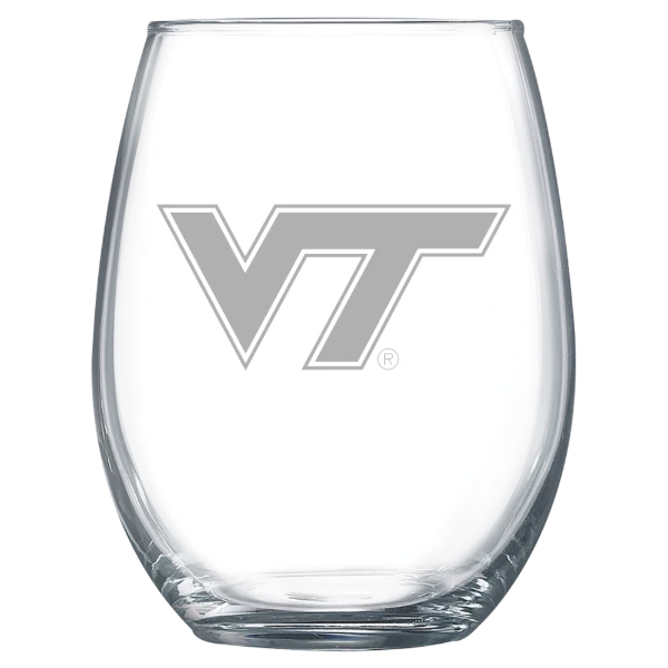 Virginia Polytechnic Institute and State University Polar Camel 15 oz. Stemless Wine Glass