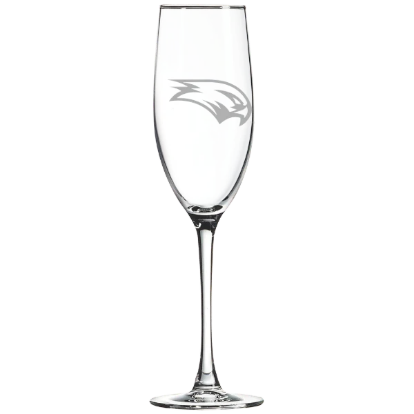 Wagner College Polar Camel 8 oz. Champagne Flute