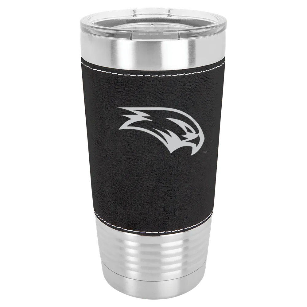 Wagner College Polar Camel 20 oz. Leatherette Grip Tumbler with Standard Lid