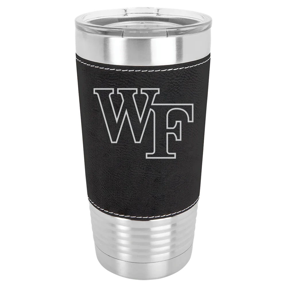 Wake Forest University Polar Camel 20 oz. Leatherette Grip Tumbler with Standard Lid