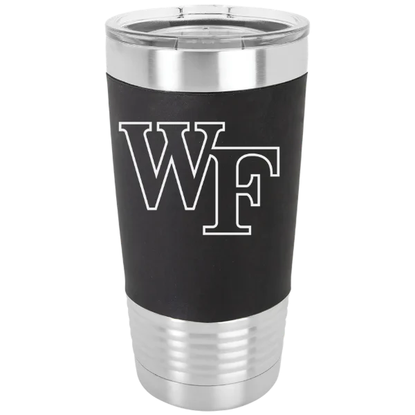 Wake Forest University Polar Camel 20 oz. Silicone Grip Tumbler with Standard Lid